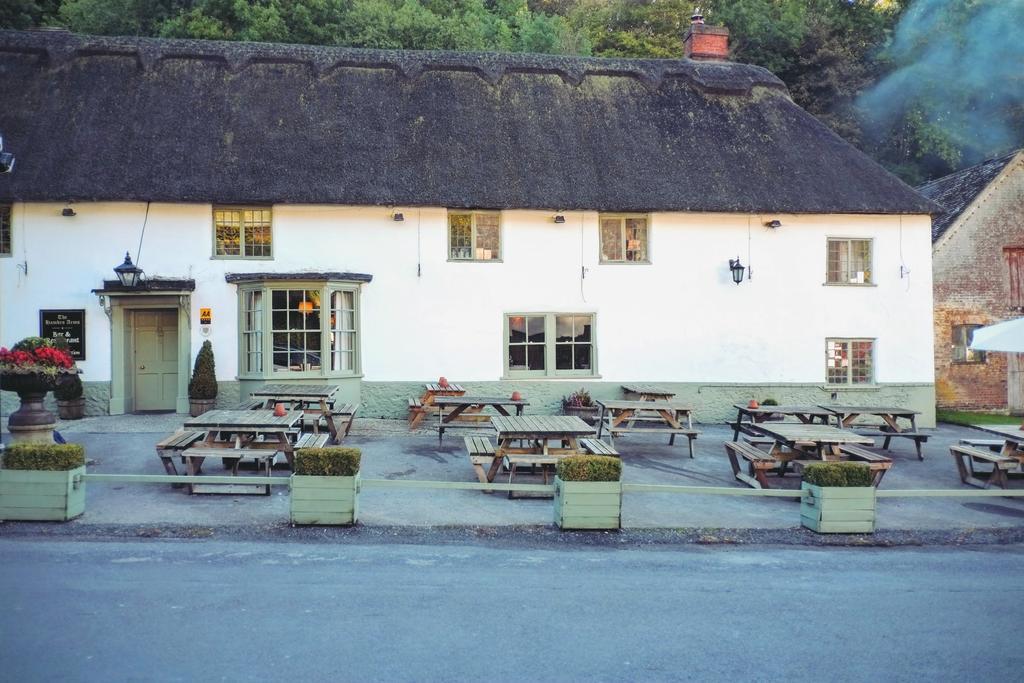 Hambro Arms Hotel Milton Abbas ภายนอก รูปภาพ